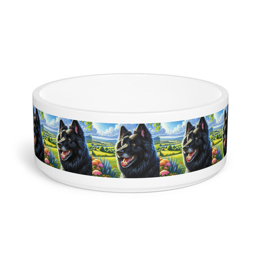 Ceramic Pet Bowl – 16 oz Dog Feeding Bowl