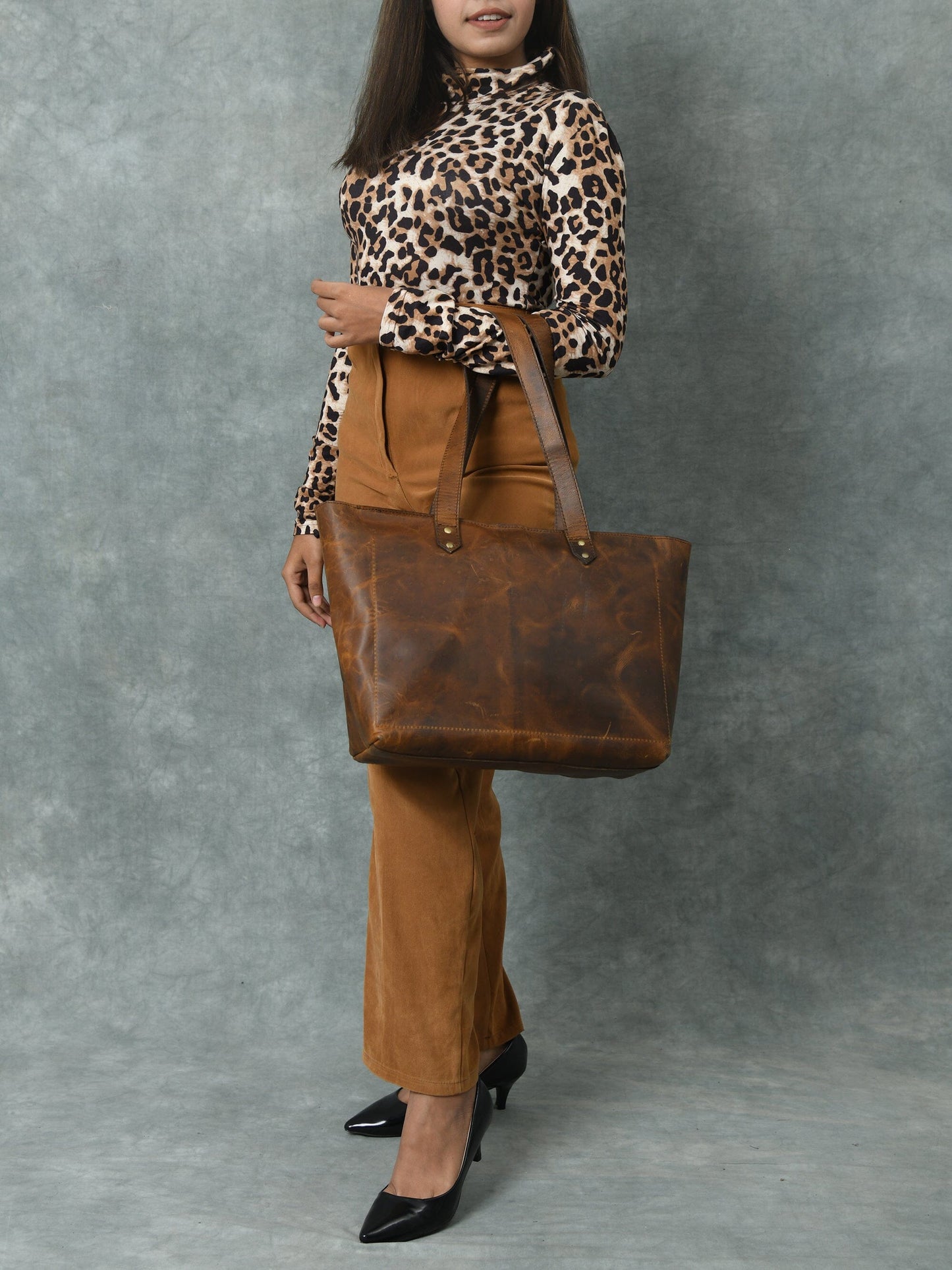 Fourre-tout de travail essentiel - Marron