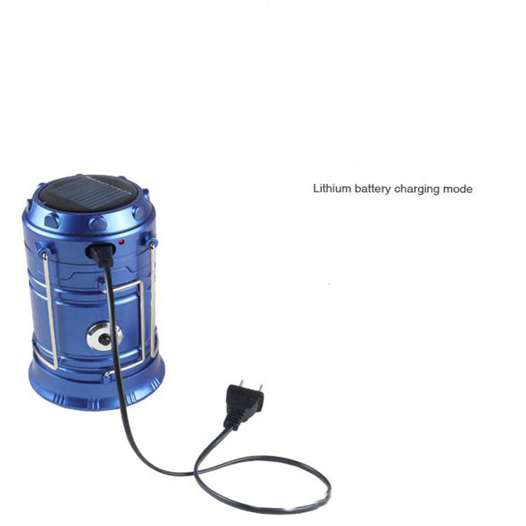 Solar Telescopic Camping Lantern with Multi-Functionality