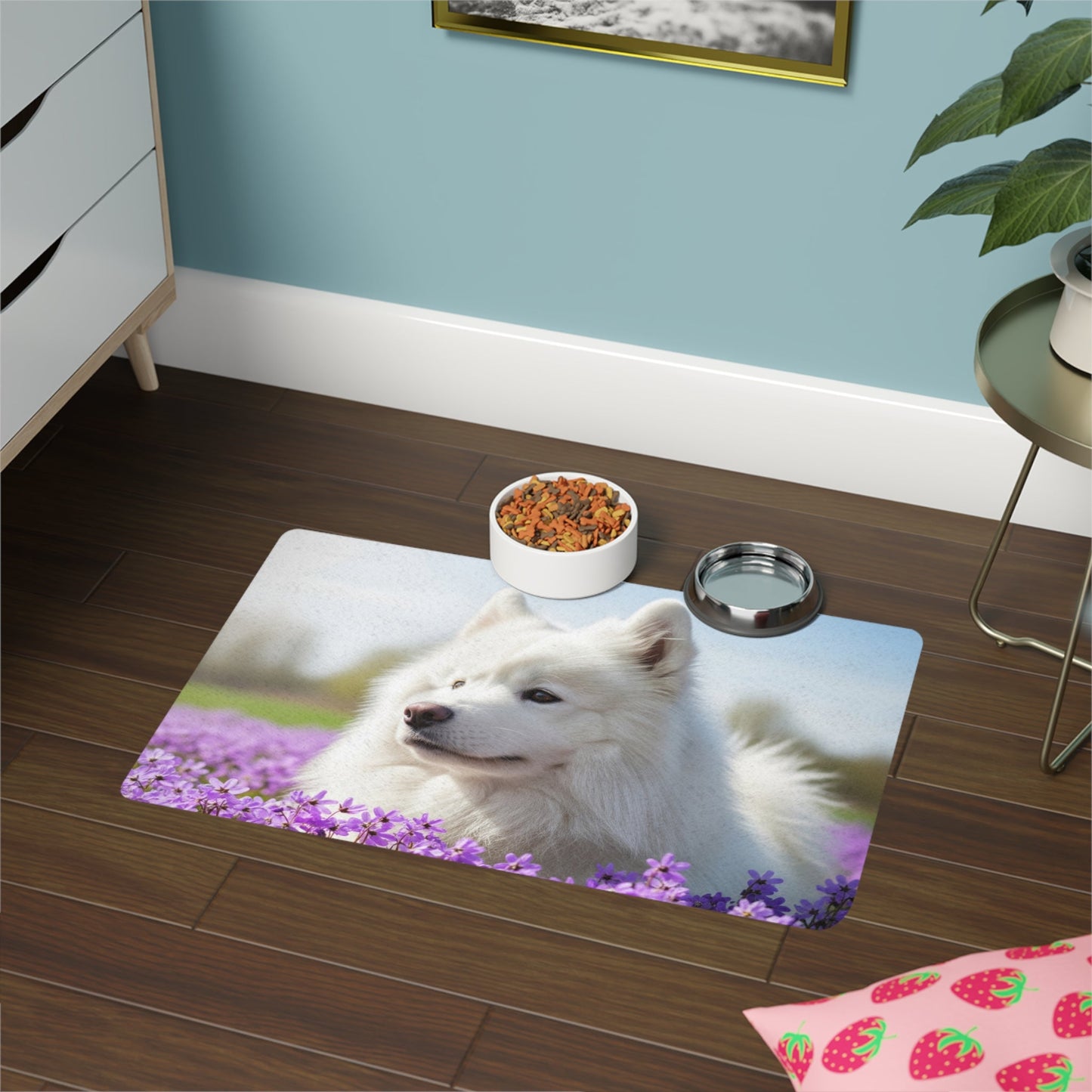 Non-Slip Pet Food Mat – Waterproof Feeding Mat for Dogs