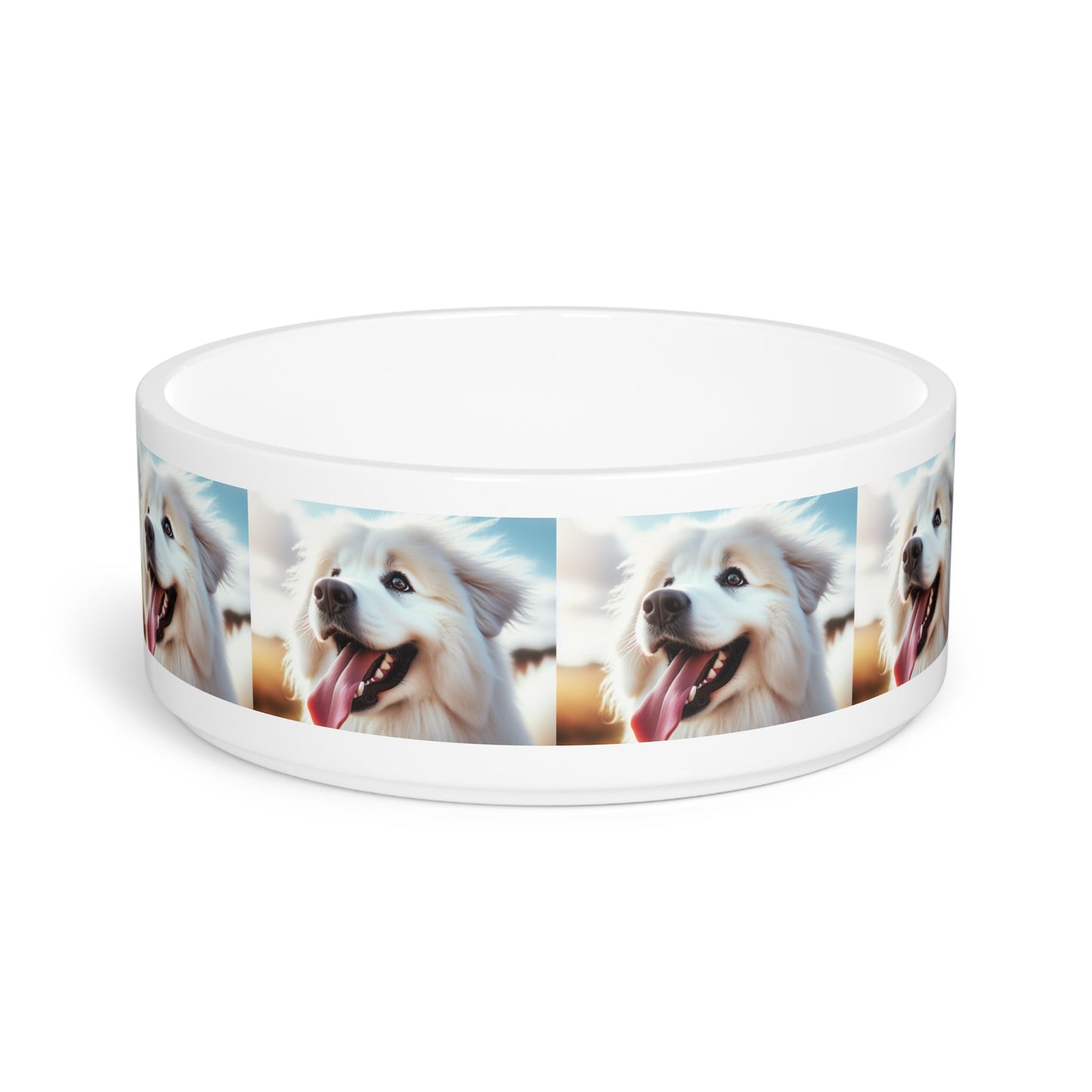 Ceramic Pet Bowl – 16 oz Dog Feeding Bowl
