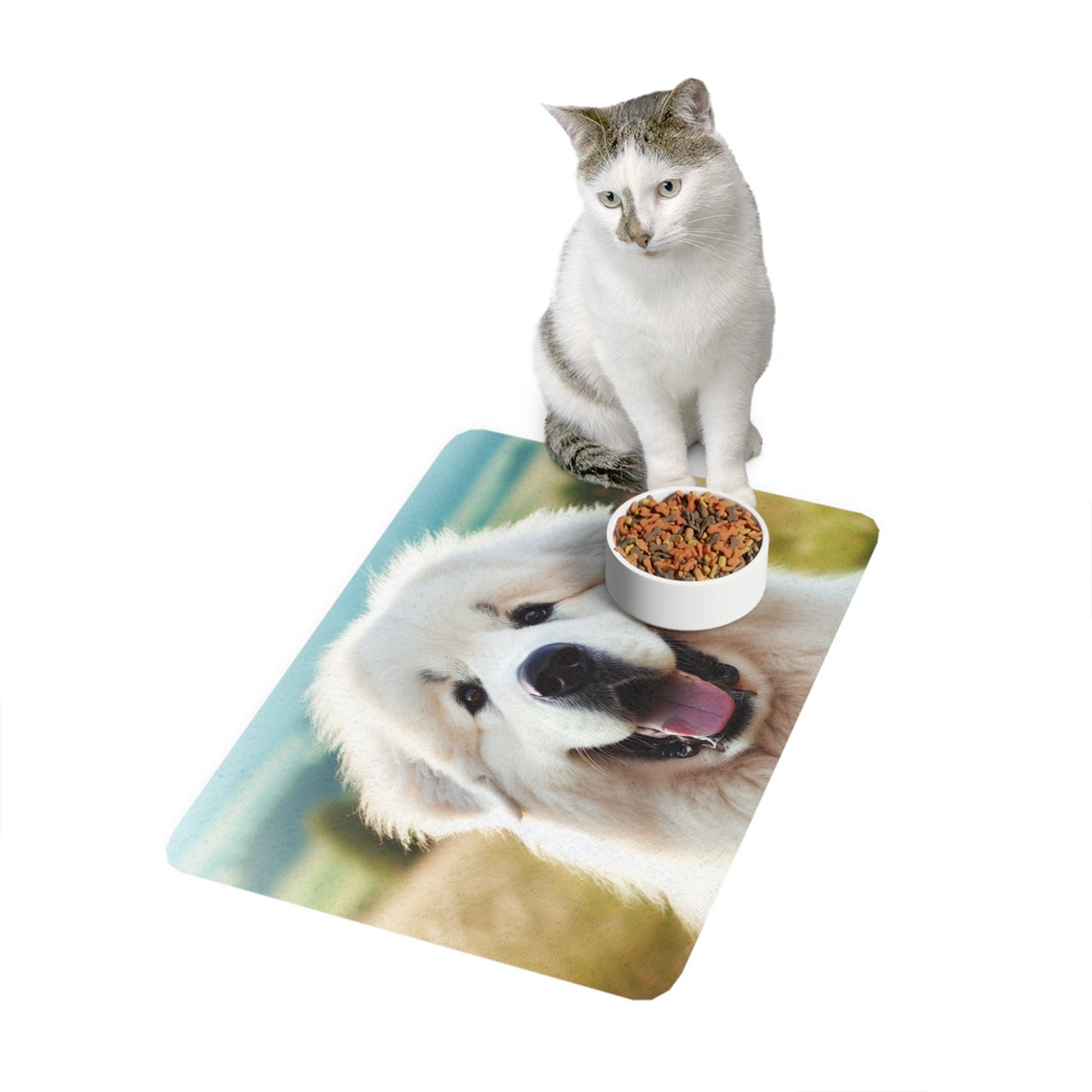 Non-Slip Pet Food Mat – Waterproof Feeding Mat for Dogs