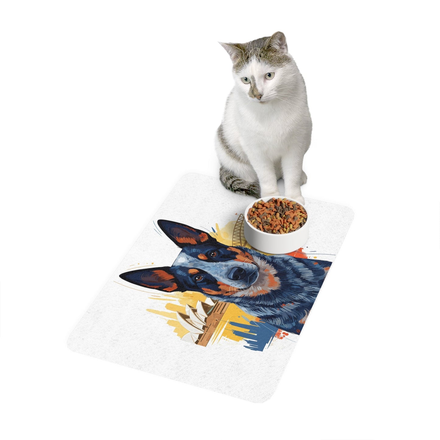 Non-Slip Pet Food Mat – Waterproof Feeding Mat for Dogs