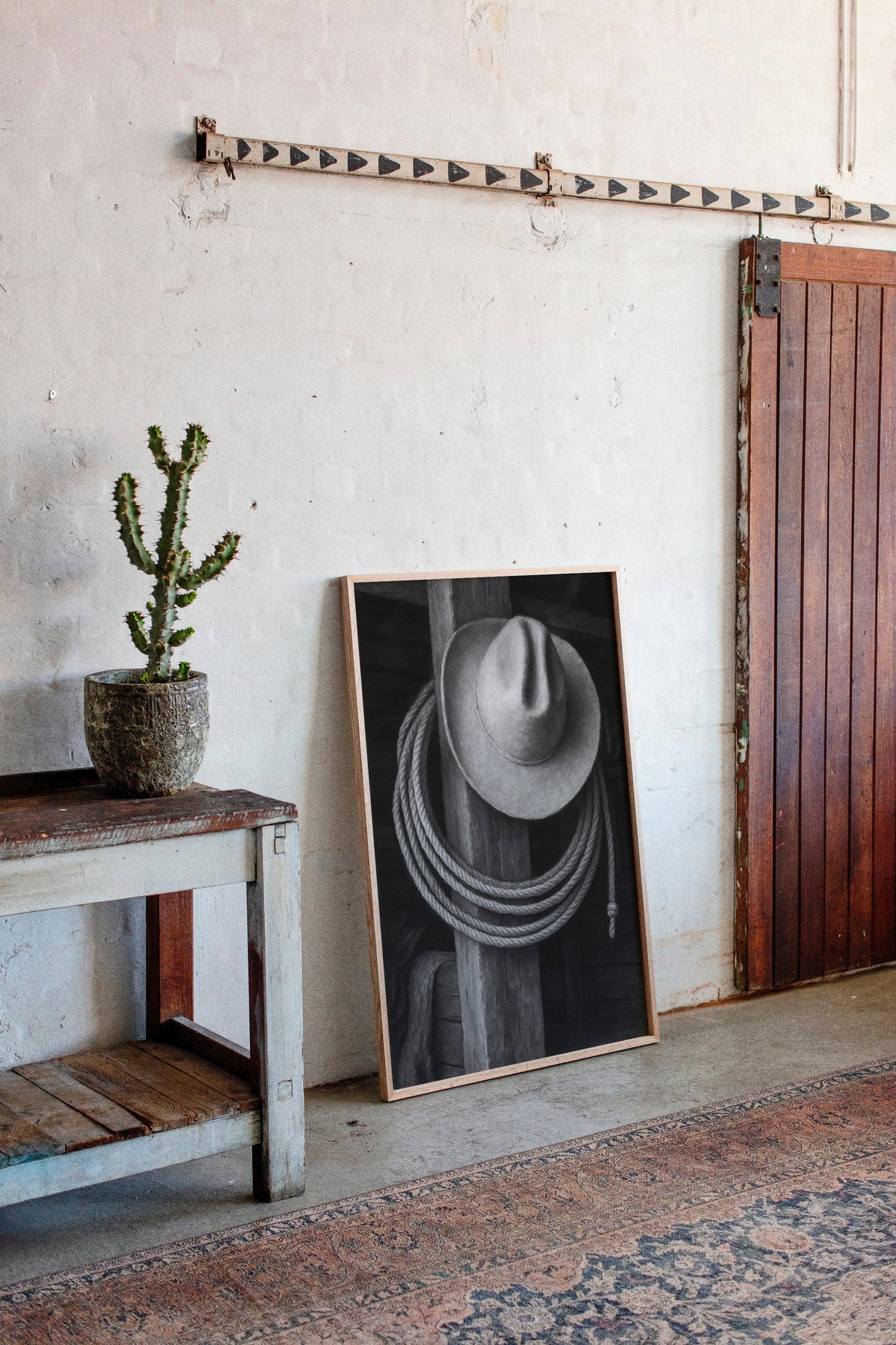 Cowboyhut und Lasso