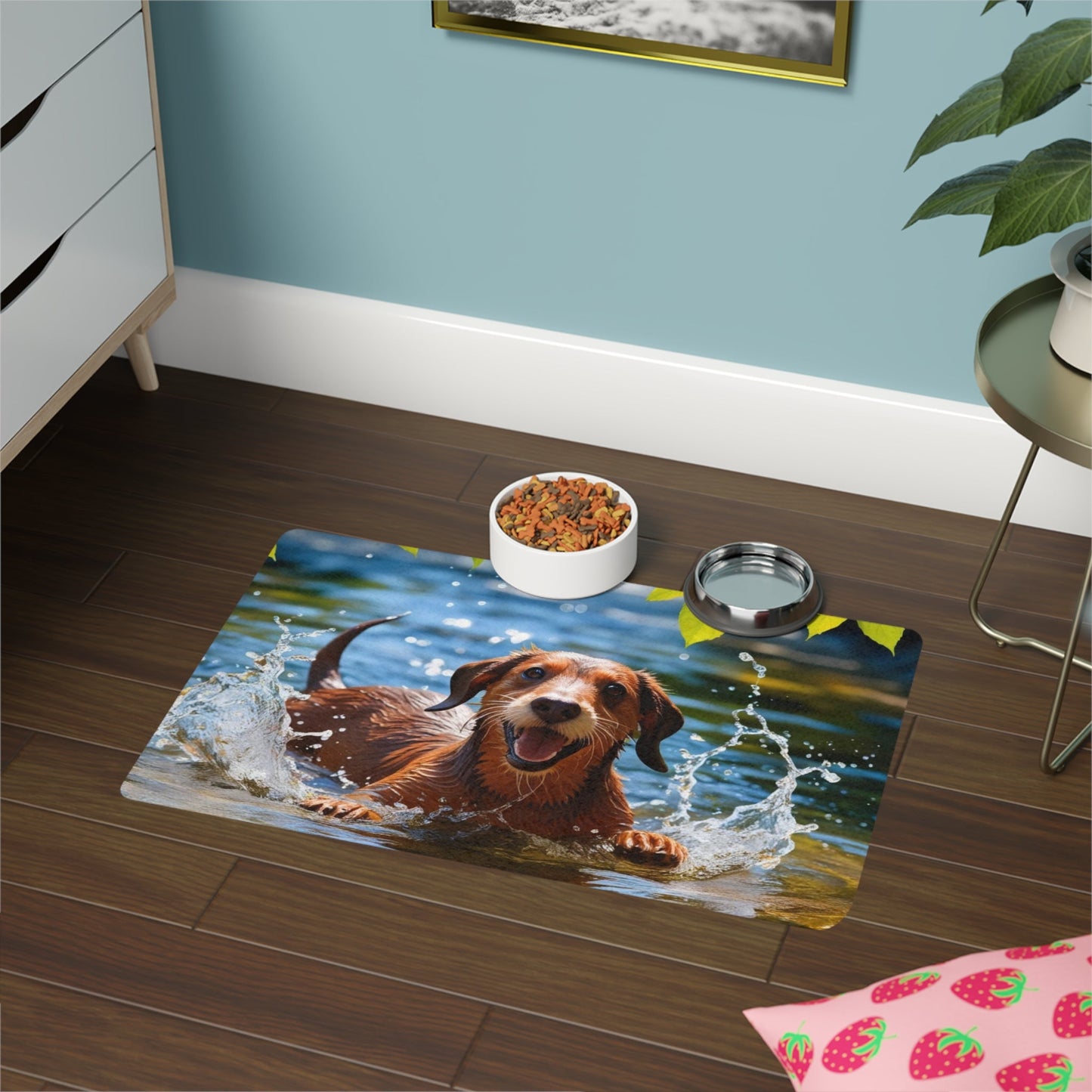Non-Slip Pet Food Mat – Waterproof Feeding Mat for Dogs