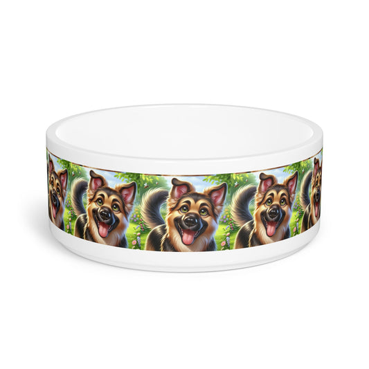 Ceramic Pet Bowl – 16 oz Dog Feeding Bowl