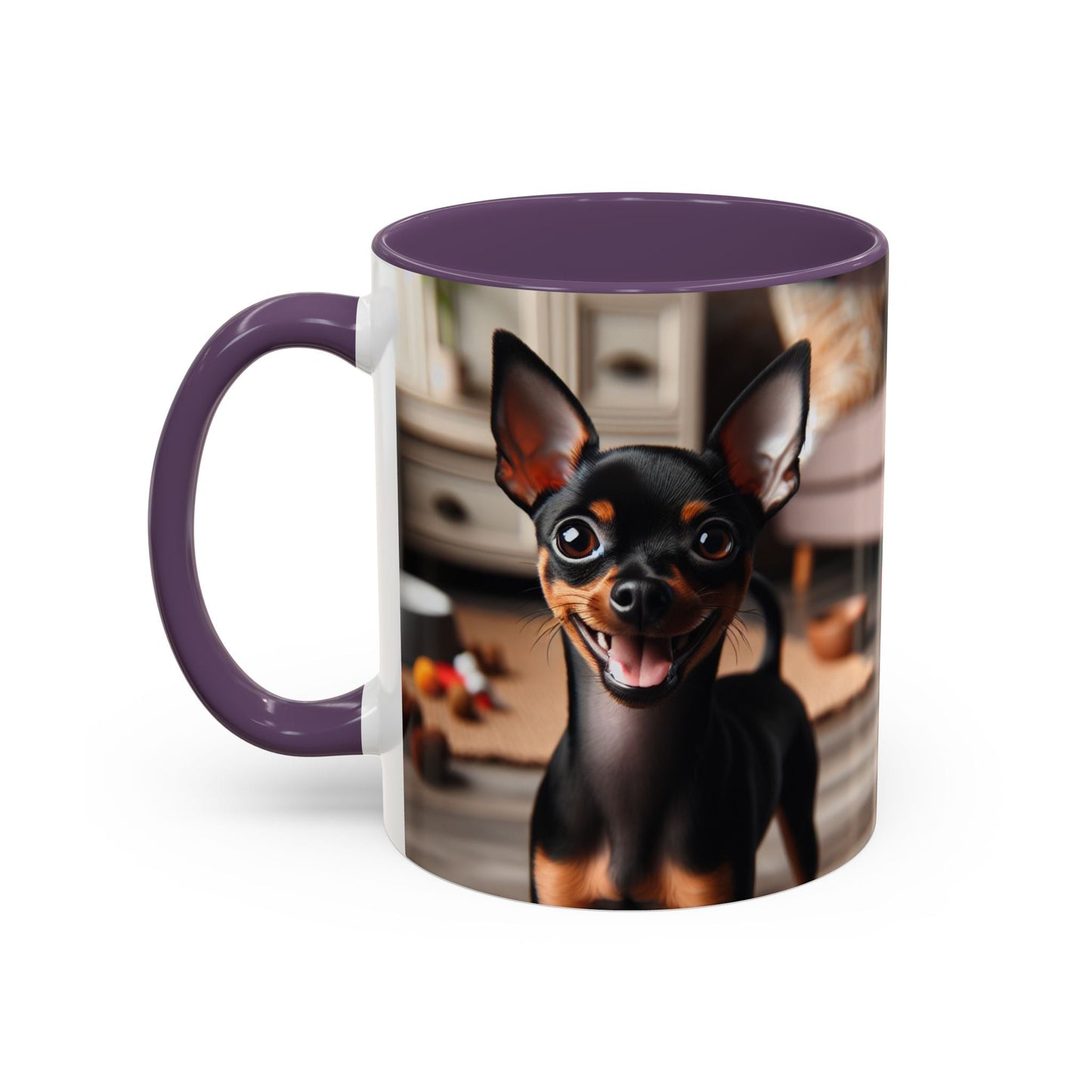 Keramiktasse mit Hunderassen-Motiv – 11 oz & 15 oz