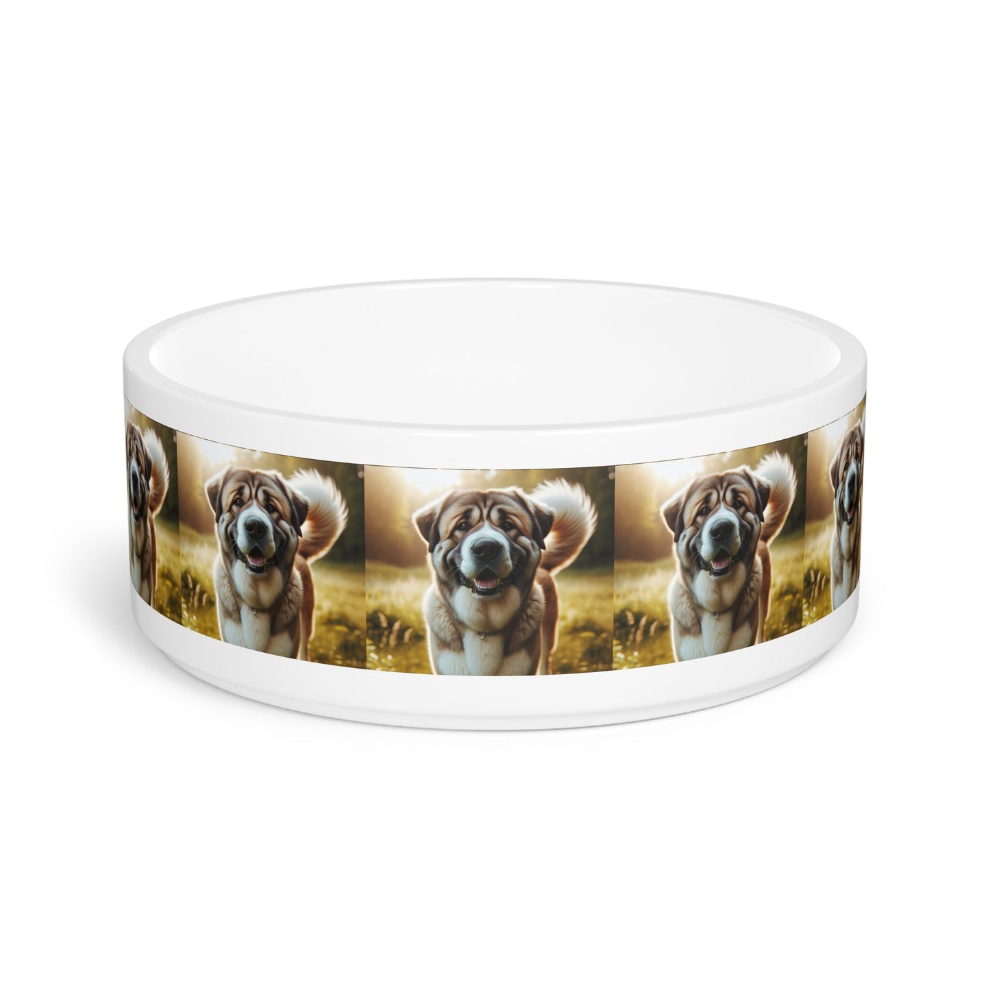 Ceramic Pet Bowl – 16 oz Dog Feeding Bowl