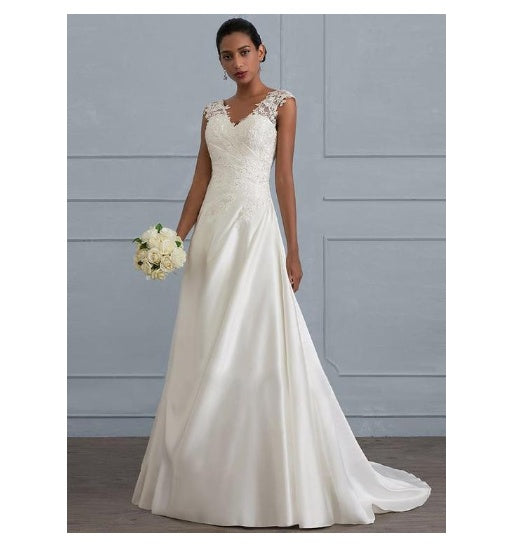 White Lace Backless Dress