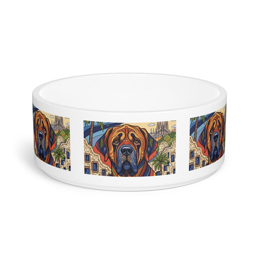 Ceramic Pet Bowl – 16 oz Dog Feeding Bowl