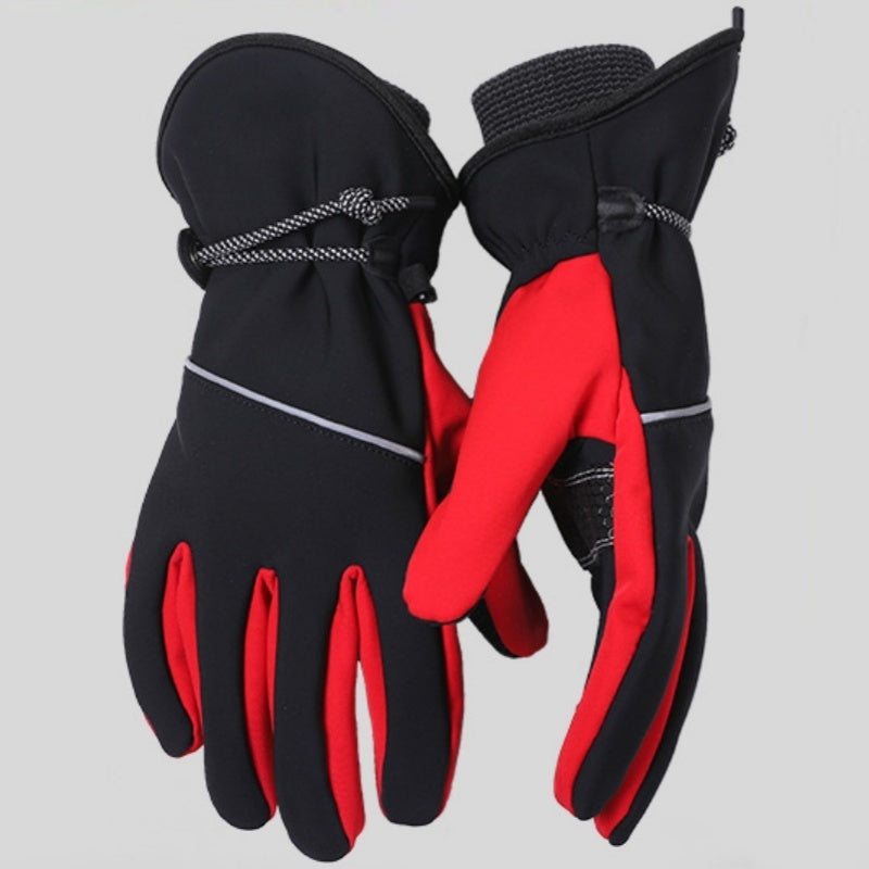 Warm Ski Riding Gloves Fleece-lined Thickened