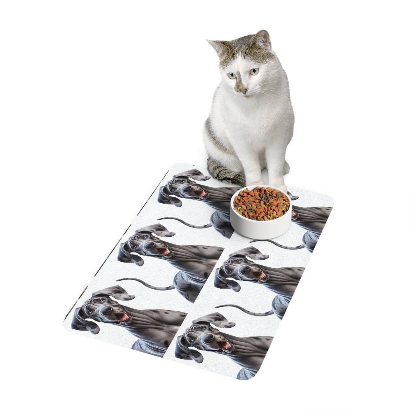Tapis antidérapant pour animaux de compagnie – Tapis d'alimentation étanche pour chiens