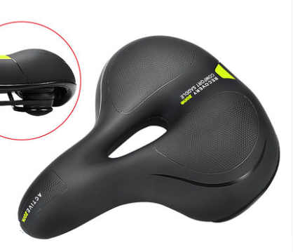 Unisex Soft Rubber Bike Saddle Dual Shock Absorbing Mountain Bicycle Cushion Pad Breathable Comfortable Bike Seat Cushion Bicycle Seat For Men Women With Dual Shock Absorbing Ball Memory Foam Waterproof Wide Bicycle Saddle Fit