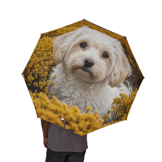 48" Semi-Automatic Umbrella – Windproof Large Travel Rain Umbrella