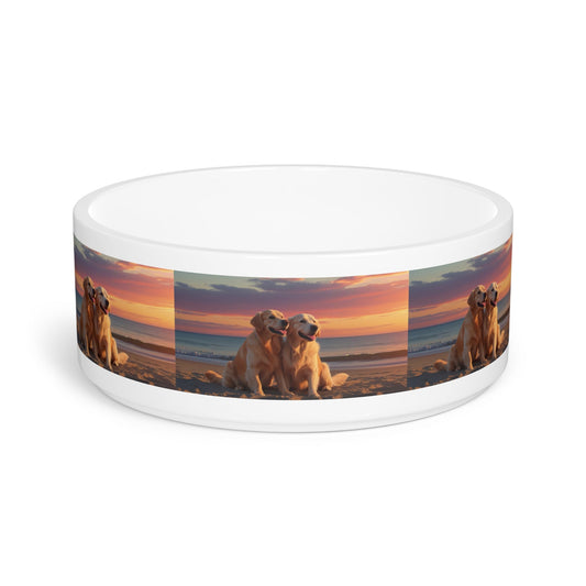Ceramic Pet Bowl – 16 oz Dog Feeding Bowl