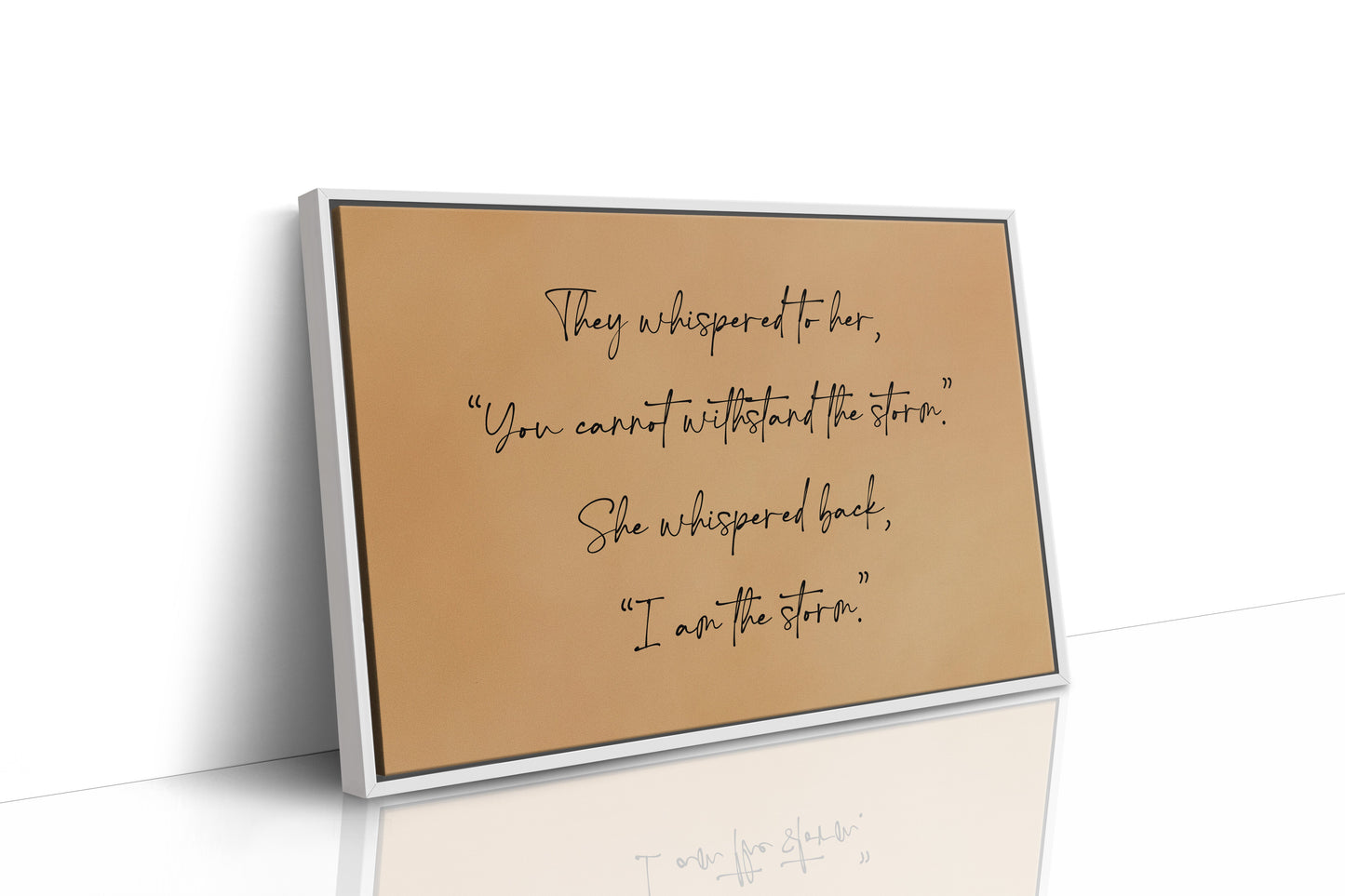 I Am the Storm Quote Art