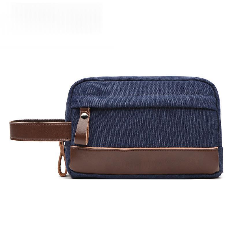 Retro Outdoor Portable Canvas Toiletry And Change Purse