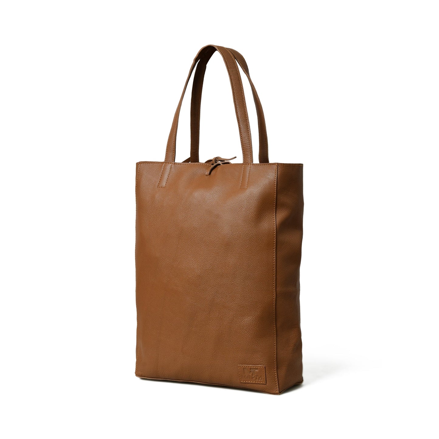 Sac cabas en cuir Café Chic pour femmes