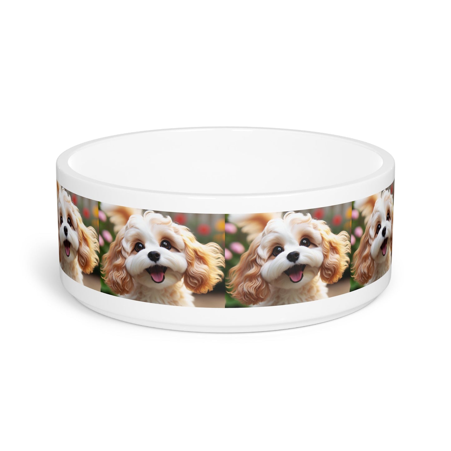Ceramic Pet Bowl – 16 oz Dog Feeding Bowl