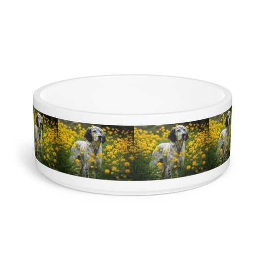 Ceramic Pet Bowl – 16 oz Dog Feeding Bowl