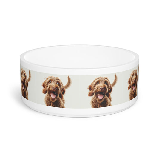 Ceramic Pet Bowl – 16 oz Dog Feeding Bowl