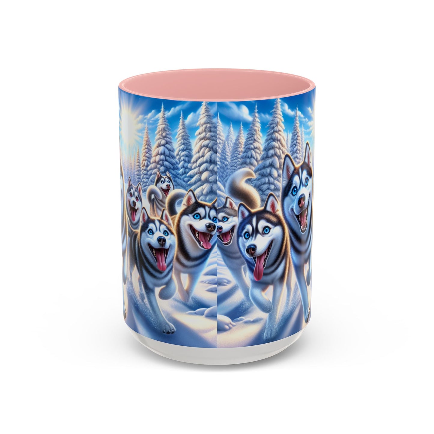 Keramiktasse mit Hunderassen-Motiv – 11 oz & 15 oz