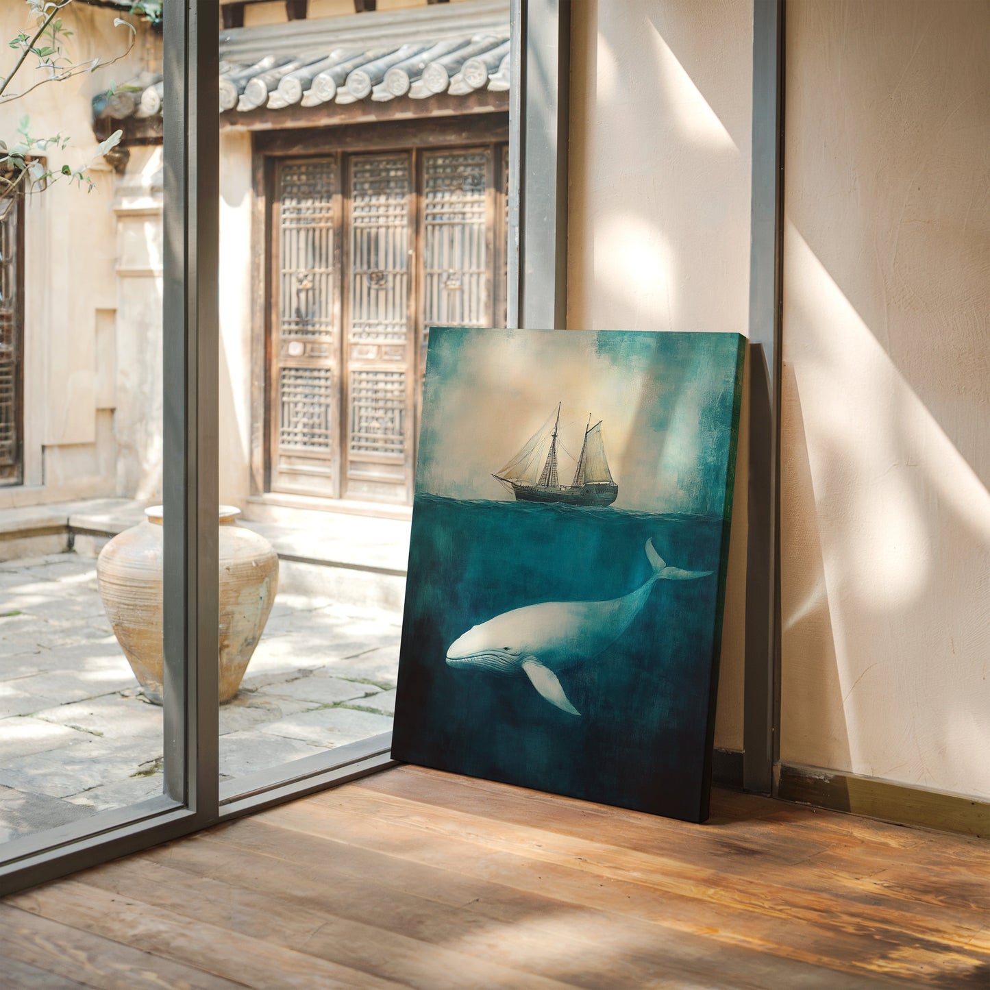 Deep Blue Silence and the Whale