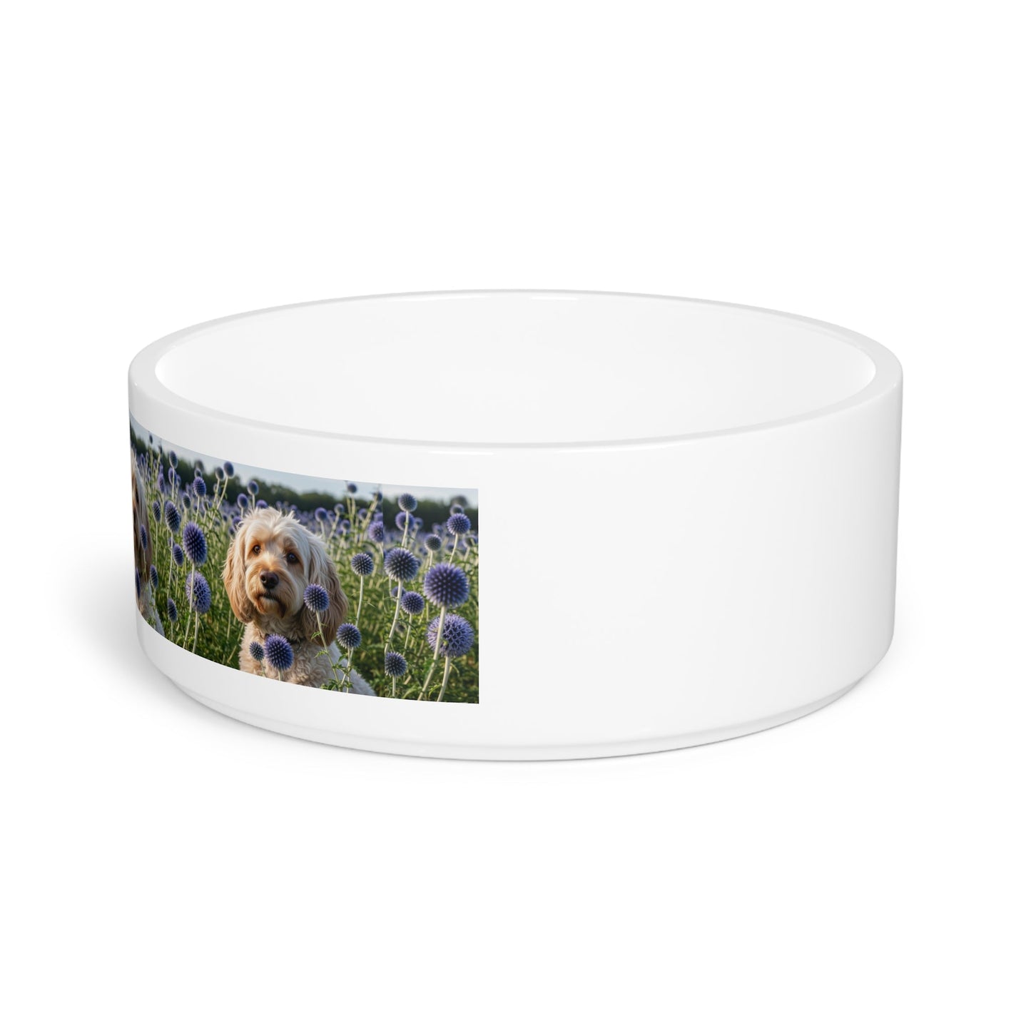 Ceramic Pet Bowl – 16 oz Dog Feeding Bowl