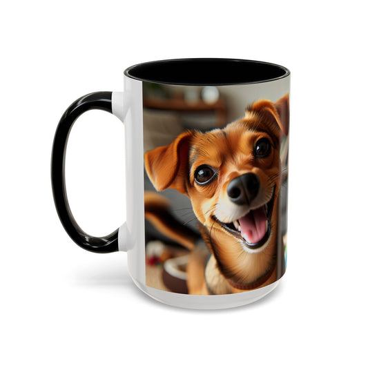 Keramiktasse mit Hunderassen-Motiv – 11 oz & 15 oz