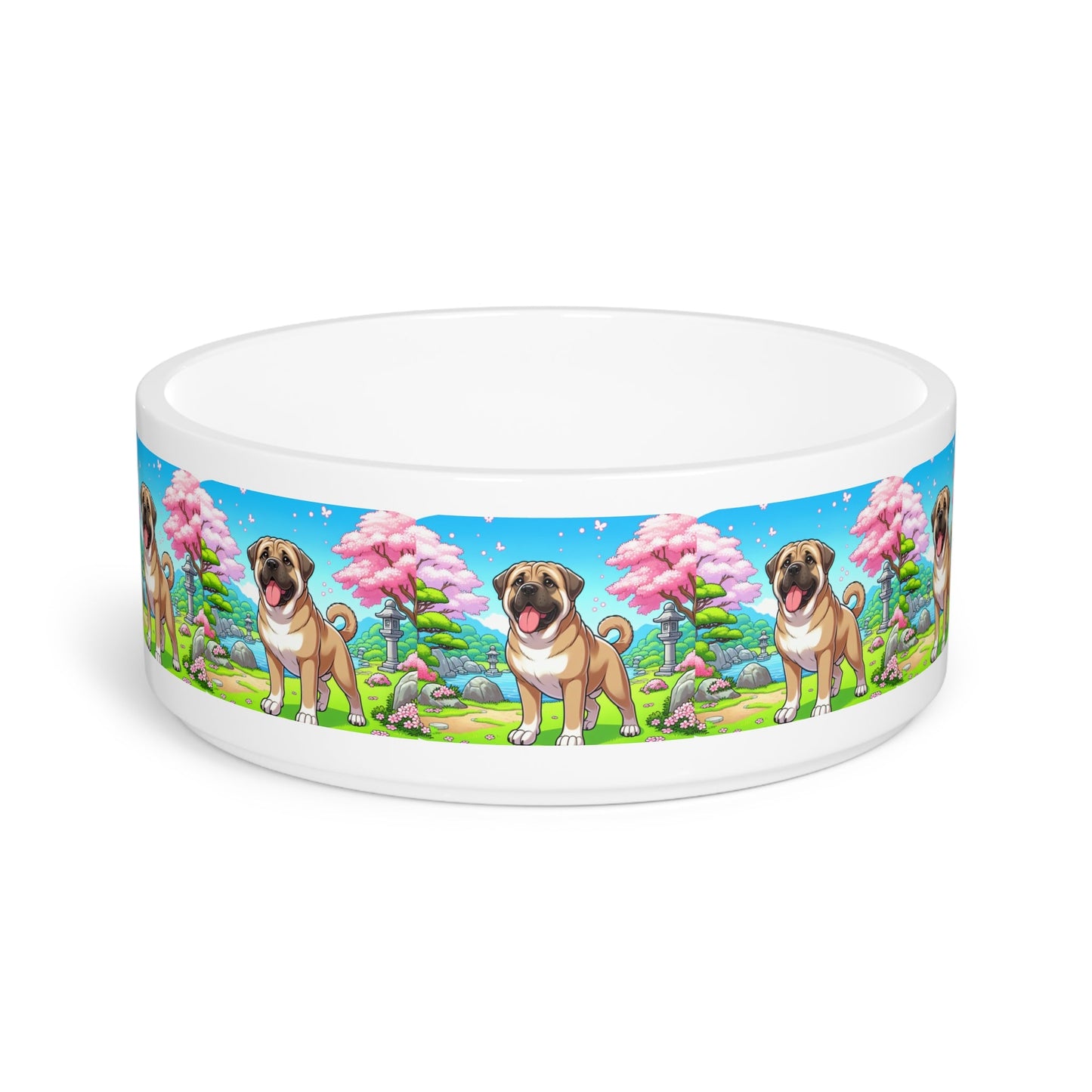 Ceramic Pet Bowl – 16 oz Dog Feeding Bowl