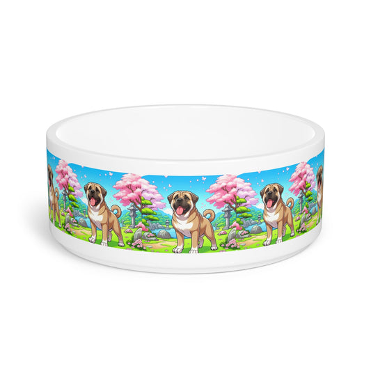 Ceramic Pet Bowl – 16 oz Dog Feeding Bowl