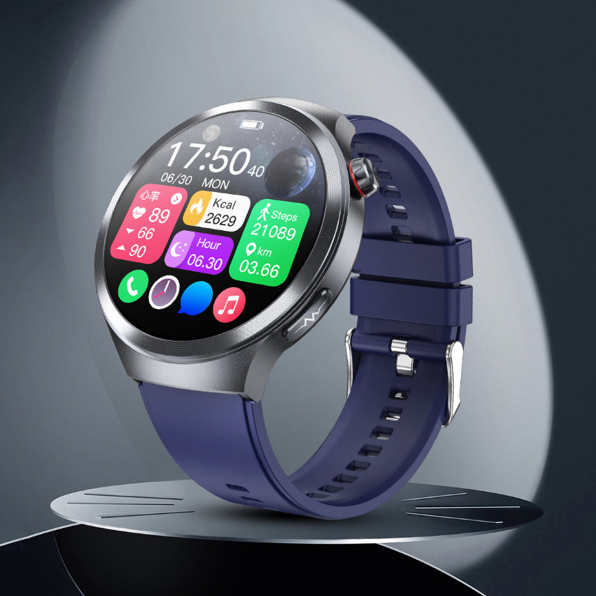 Smart Watch AMOLED Screen ECG Heart Rate Pressure Blood Oxygen Health