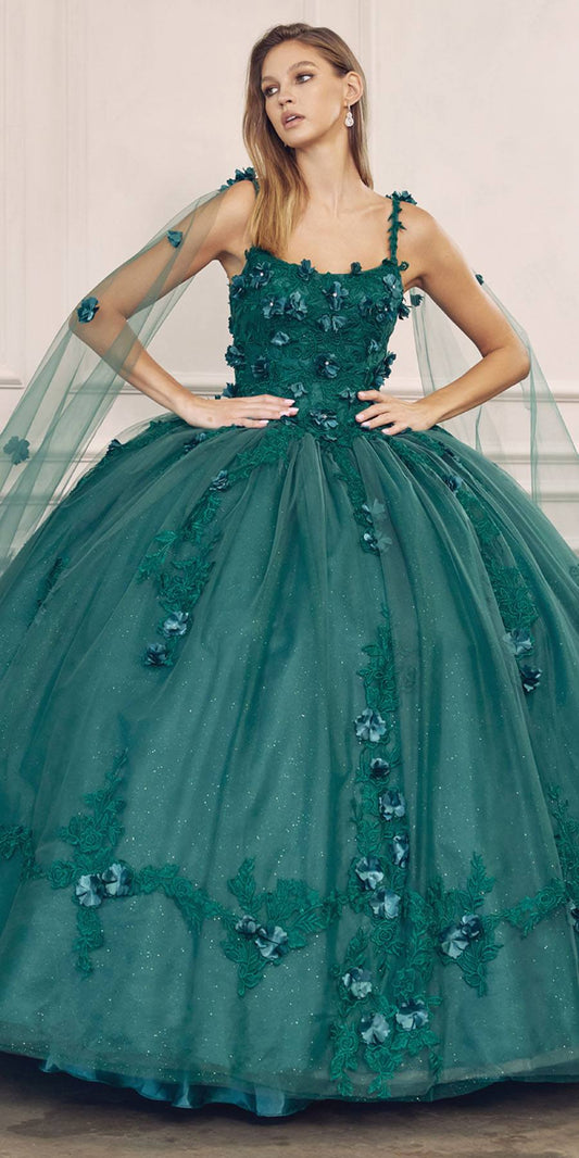 Juliet 1436 A-Line Ball Quinceanera Poofy Gown