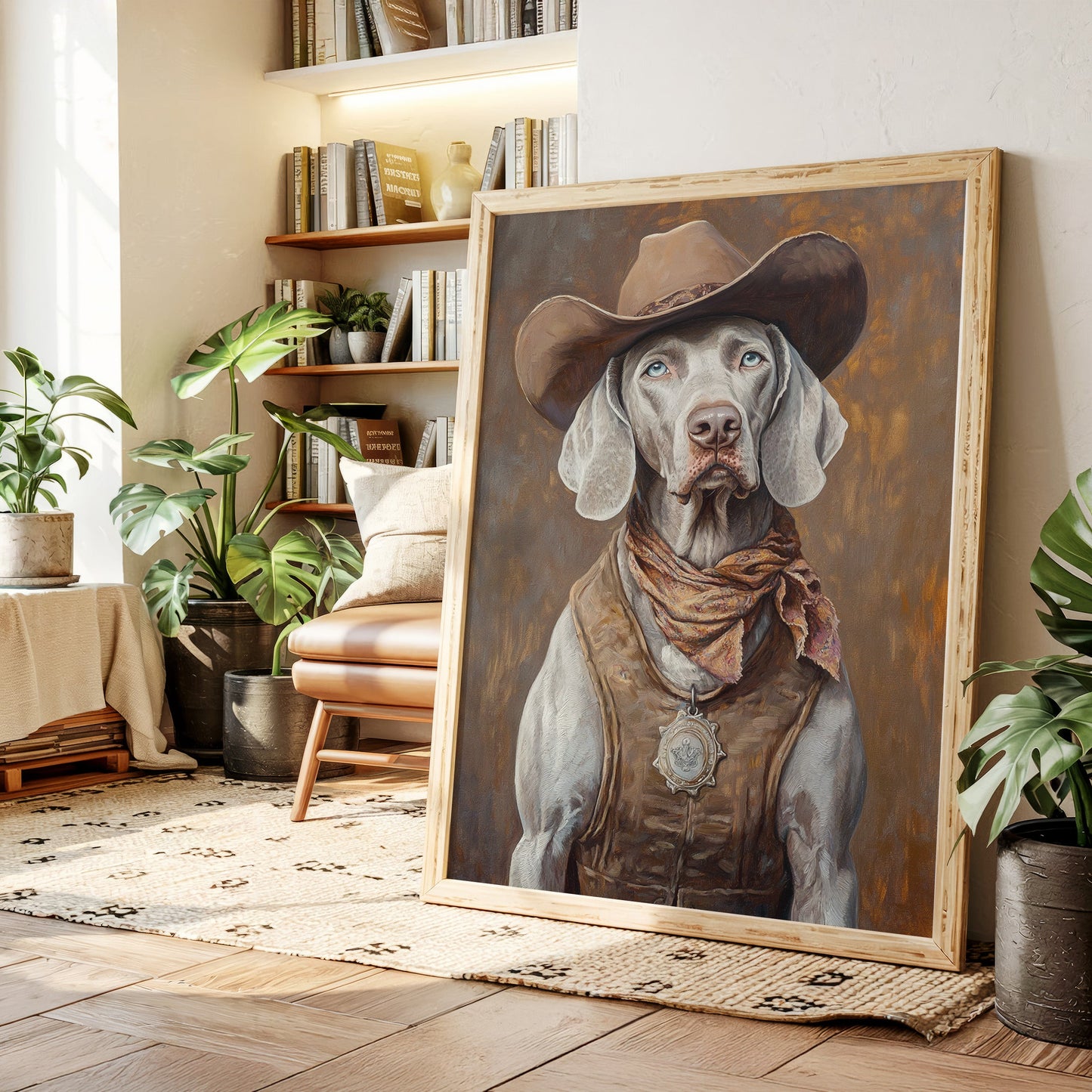 Weimaraner shérif adjoint du désert