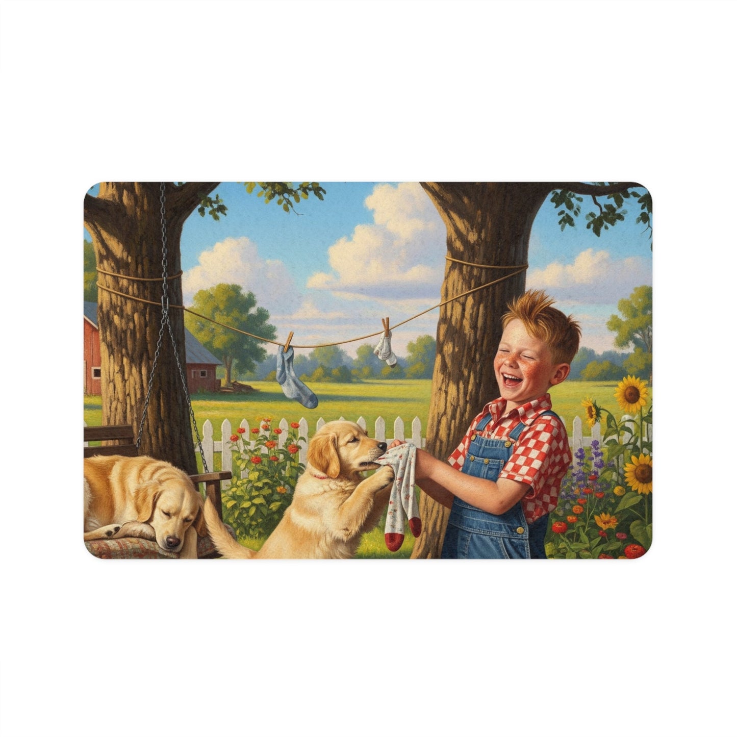 Non-Slip Pet Food Mat – Waterproof Feeding Mat for Dogs