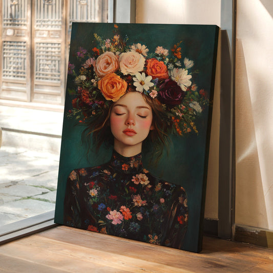 Floral Reverie in Midnight Bloom