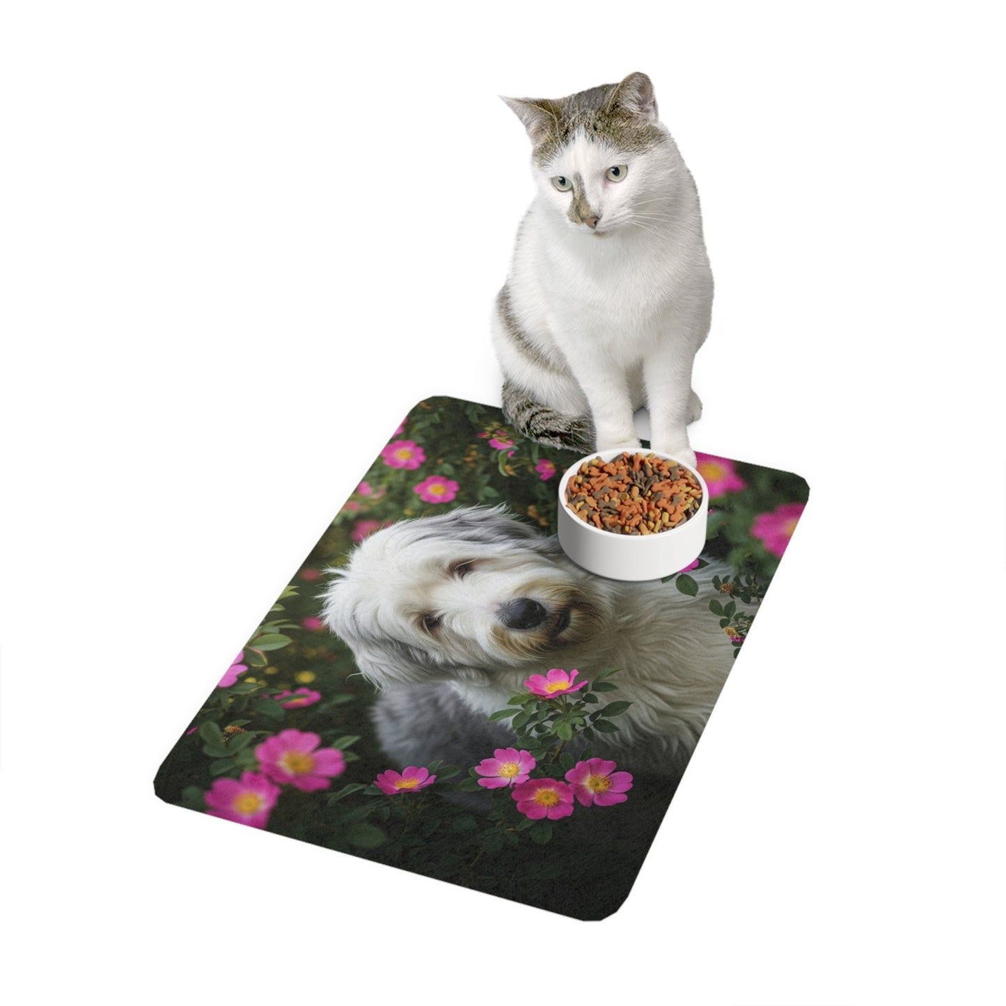 Non-Slip Pet Food Mat – Waterproof Feeding Mat for Dogs