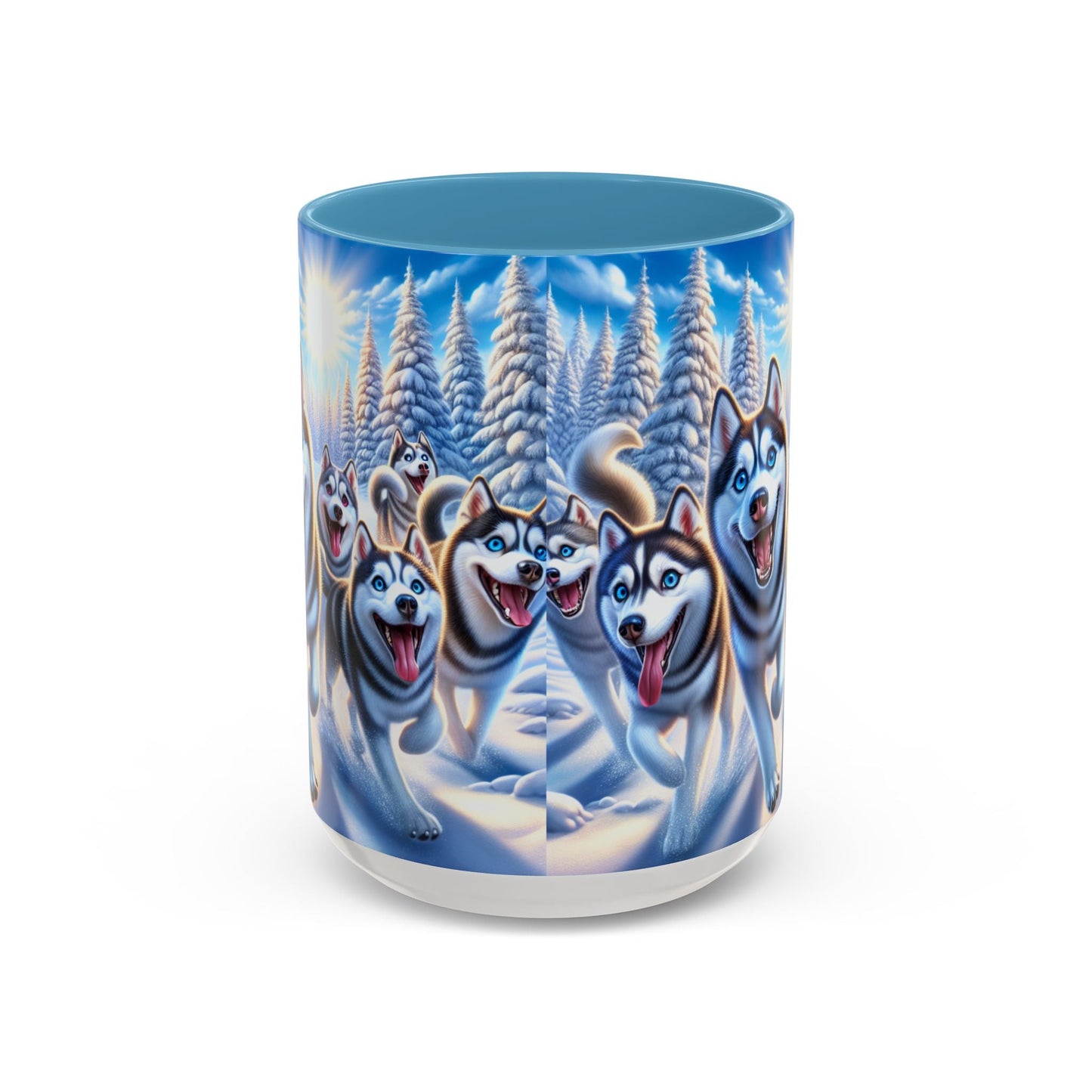 Keramiktasse mit Hunderassen-Motiv – 11 oz & 15 oz