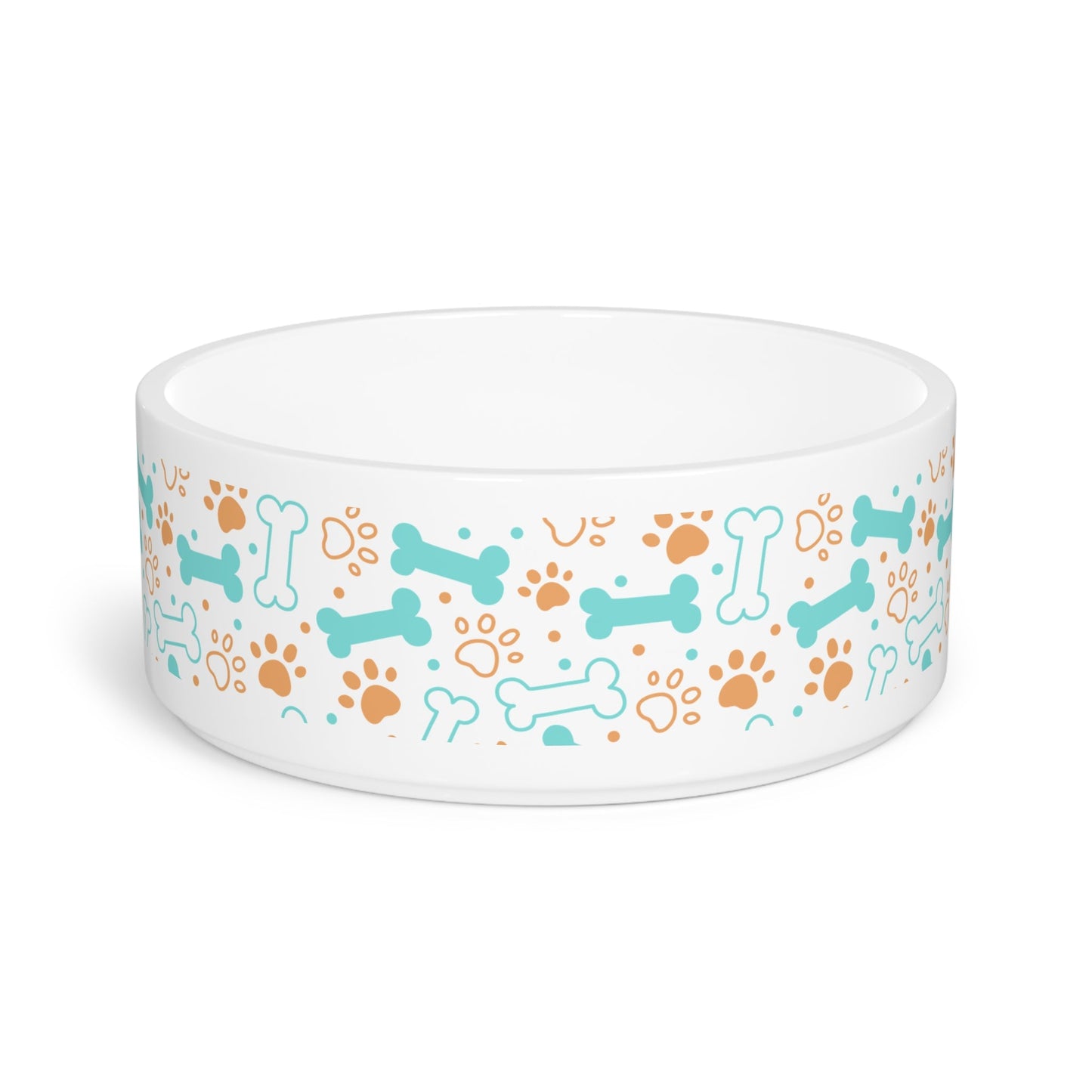 Ceramic Pet Bowl – 16 oz Dog Feeding Bowl