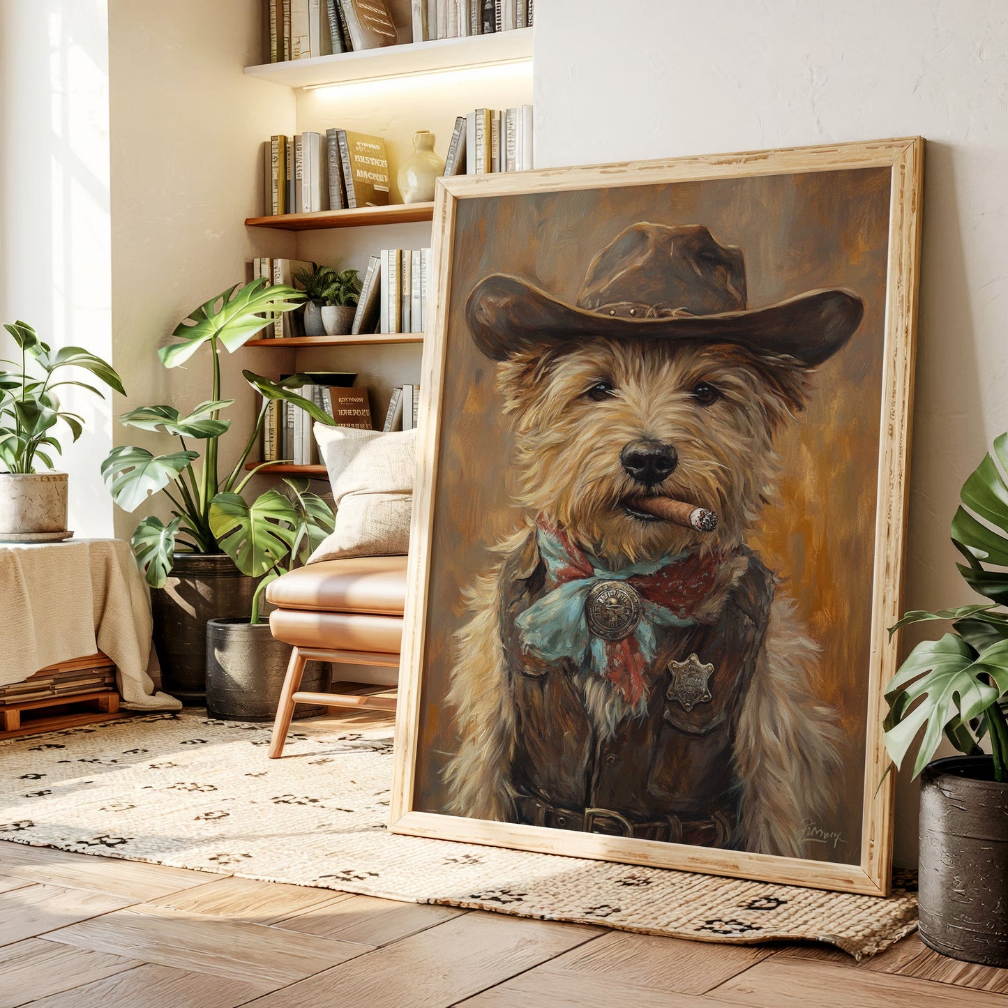 Wheaten Terrier Wild-West-Deputy