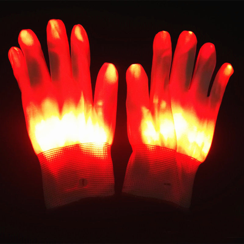Colorful Light-up Gloves Outdoor Dance Clothing