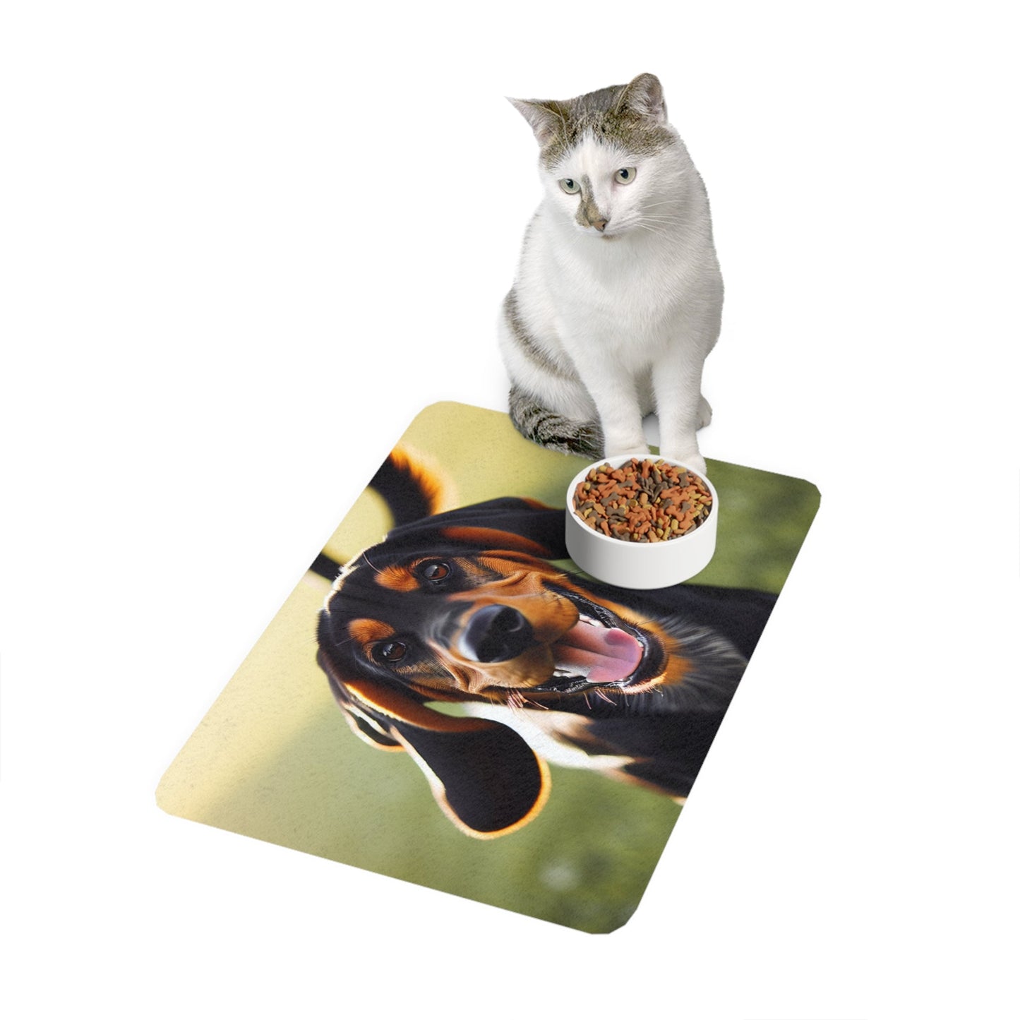 Tapis antidérapant pour animaux de compagnie – Tapis d'alimentation étanche pour chiens