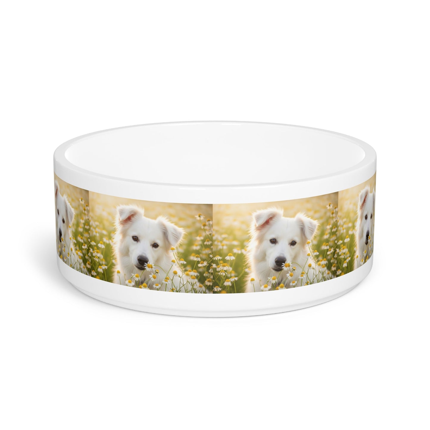 Ceramic Pet Bowl – 16 oz Dog Feeding Bowl
