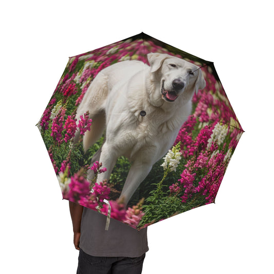 48" Semi-Automatic Umbrella – Windproof Large Travel Rain Umbrella