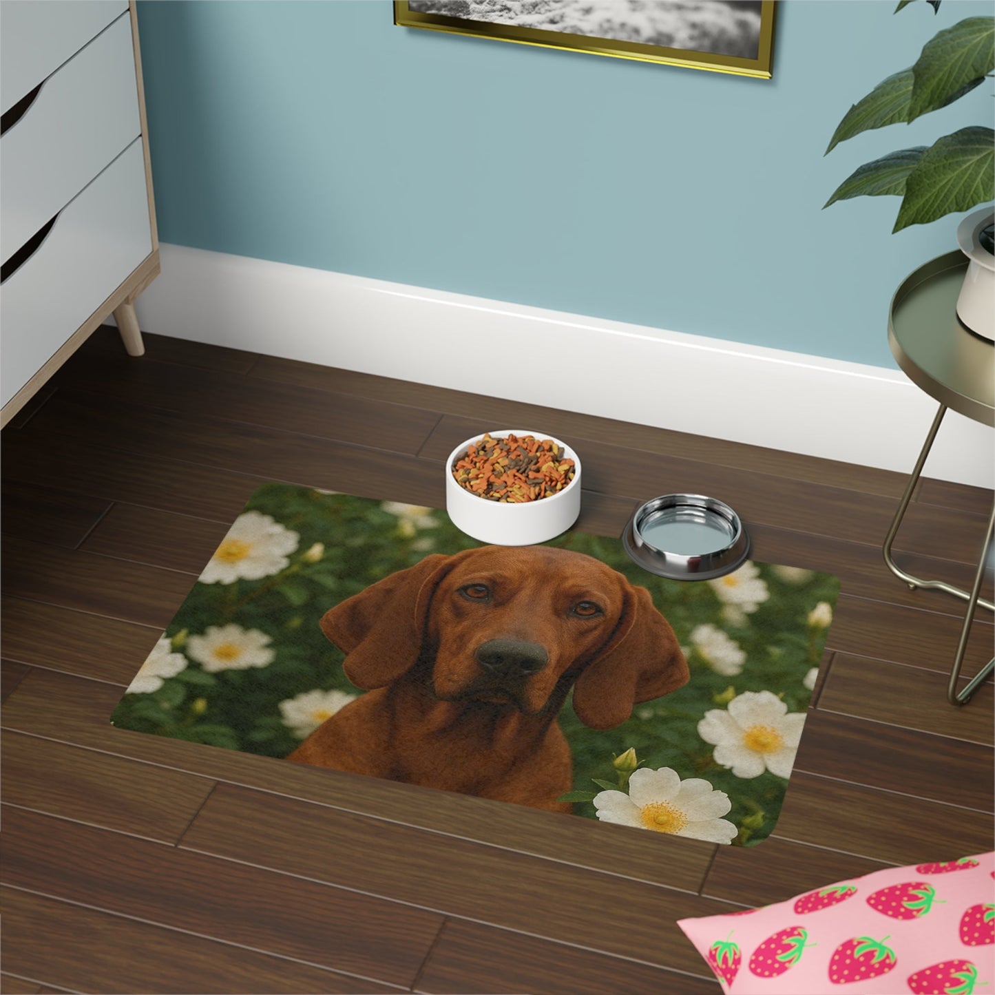 Tapis antidérapant pour animaux de compagnie – Tapis d'alimentation étanche pour chiens
