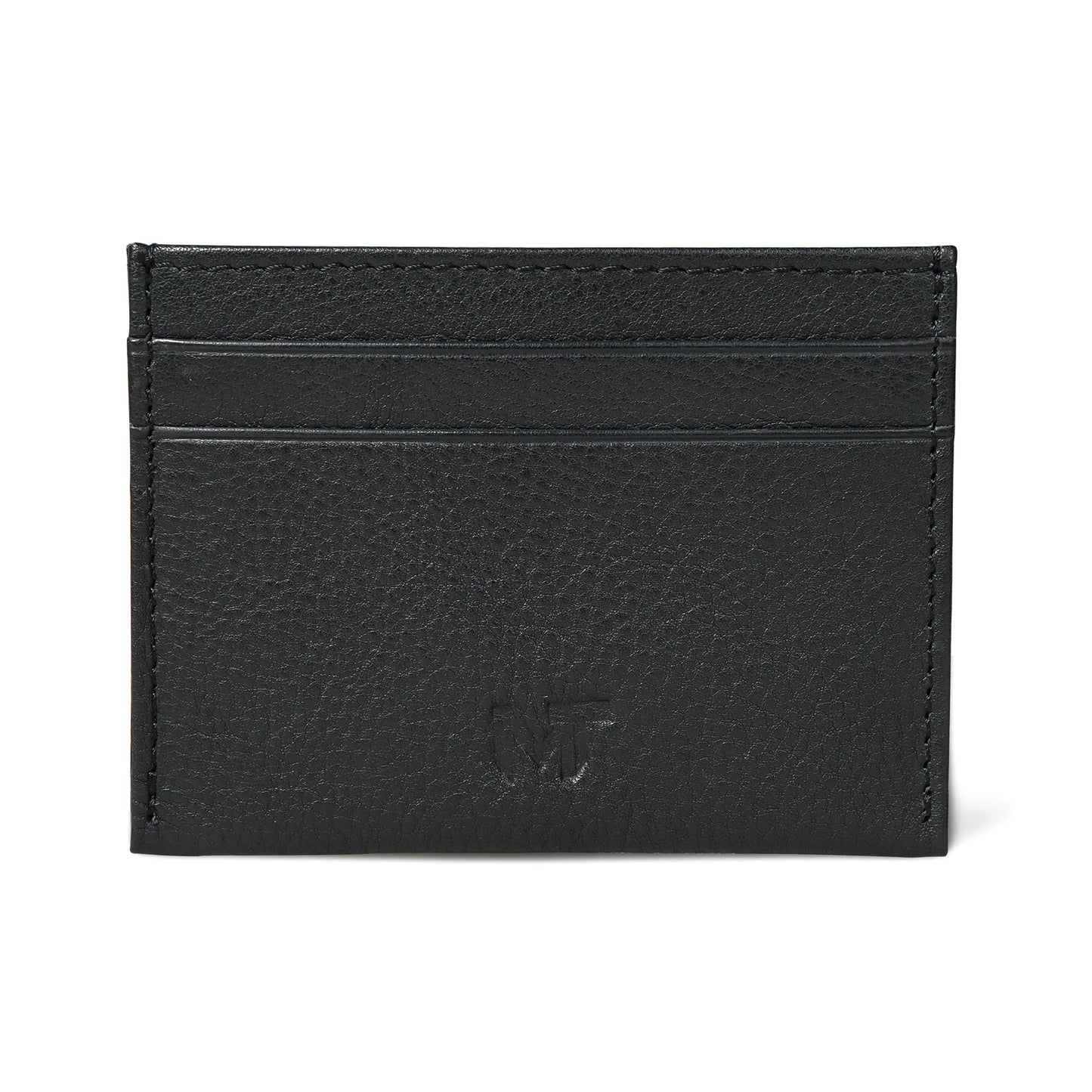 Minimalistisches Kartenetui in Schwarz