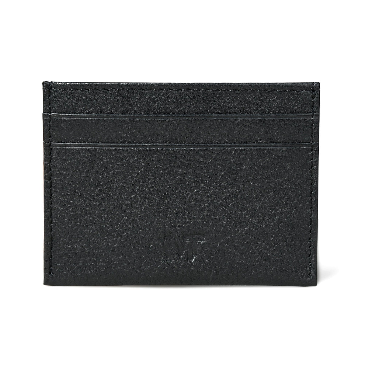 Minimalistisches Kartenetui in Schwarz