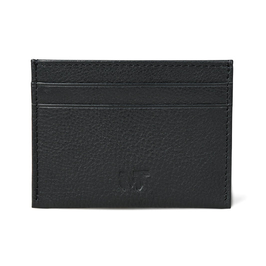 Porte-cartes noir minimaliste