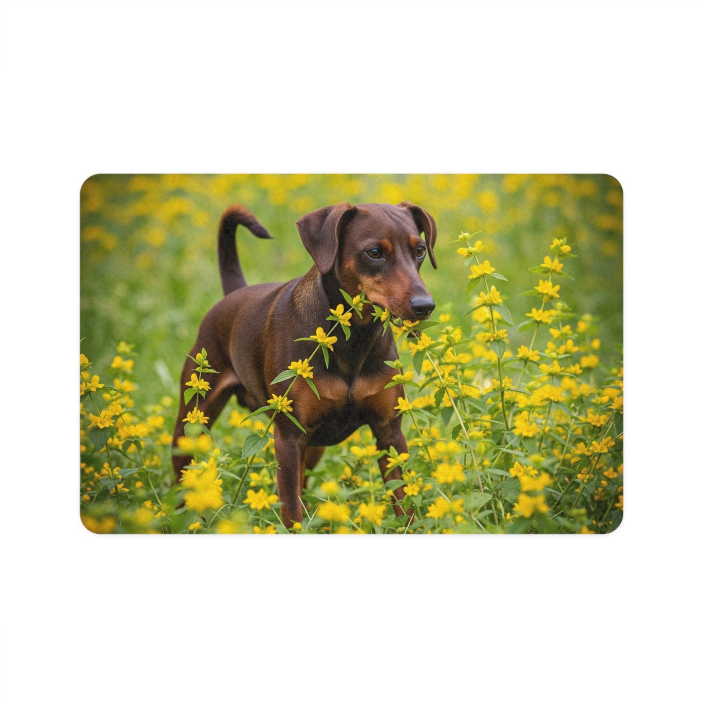 Tapis antidérapant pour animaux de compagnie – Tapis d'alimentation étanche pour chiens