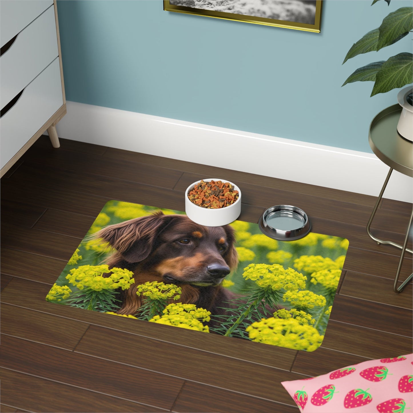 Non-Slip Pet Food Mat – Waterproof Feeding Mat for Dogs